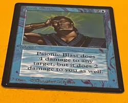 MTG PSIONIC BLAST Beta (OldManMTG 009-360) - Image 5