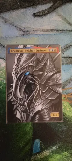 MTG ALTER: Brudiclad Telchor Engineer, by Art Dark. Full art alter - Image 1