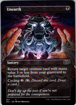 Magic | 2X2 | Unearth (Borderless) | 357 | Normal | NM - Image 1
