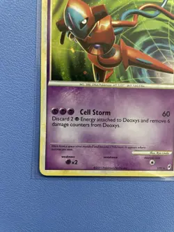 Deoxys Holo Rare Card 2/95 Call of Legends Pokemon Card Lightly Played - Image 5