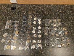 Pokemon Metal Dice and Coin Lot - Image 1