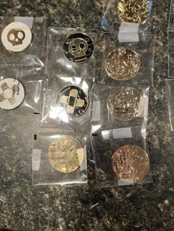 Pokemon Metal Dice and Coin Lot - Image 2