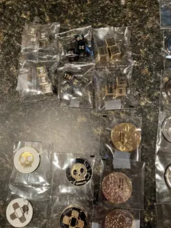 Pokemon Metal Dice and Coin Lot - Image 3
