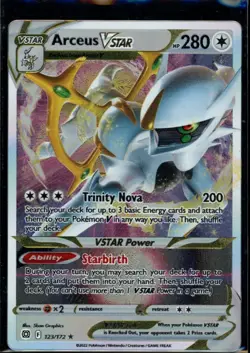 Pokemon TCG Arceus VSTAR Metal Ultra-Premium Collection 123/172 Brilliant Stars - Image 1