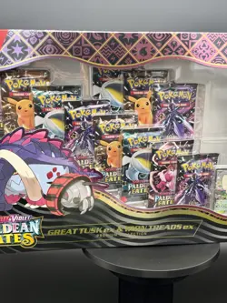 Pokemon TCG PALDEAN FATES Great Tusk Iron Treads Ex Premium Collection - Image 4