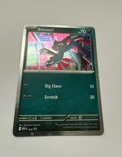 Pokemon TCG Phantasmal Flames Sneasel Promo Cosmos Holo 020 MEG 20 - Image 1