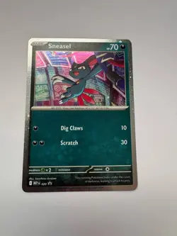 Pokemon TCG Phantasmal Flames Sneasel Promo Cosmos Holo 020 MEG 20 - Image 2