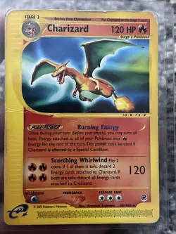 Pokemon Charizard 040/165 Expedition Base Set Regular - Image 1