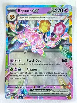 Espeon ex 034/131 Double Rare Prismatic Evolutions - Pokemon TCG - Near Mint NM - Image 1