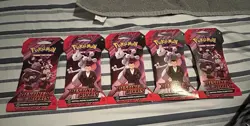 Pokemon TCG Scarlet and Violet Destined Rivals x5 Booster Pack Sealed - 5 Packs - Image 2