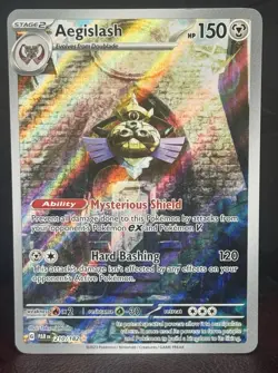 Aegislash 210/182 Pokemon TCG Sv04: Paradox Rift Illustration Rare (MINT) - Image 2