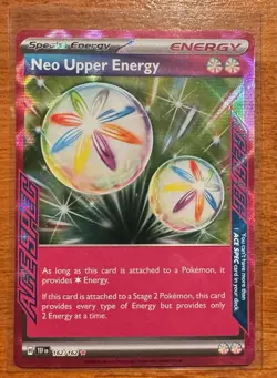 Pokemon TCG Neo Upper Energy 162/162 Temporal Forces Ace Spec - Image 1