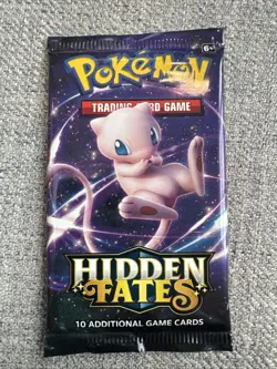 Pokemon TCG Hidden Fates Booster Pack New Sealed (1x) Mewtwo Art - Image 1