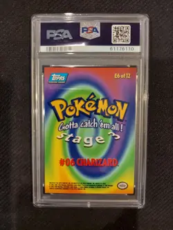 PSA 9 Charizard Topps Pokemon Movie Edition - Image 2