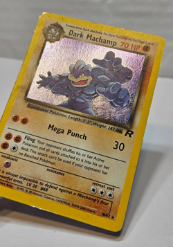 Dark Machamp 10/82 Holo Rare Unlimited Team Rocket Pokemon 800 - Image 3