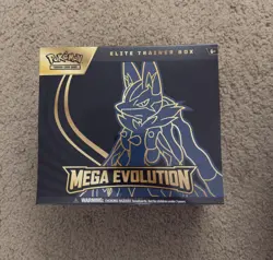 Pokemon TCG: Mega Evolution Elite Trainer Box (ETB) Lucario | Factory Sealed - Image 1
