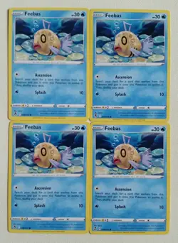 4x Pokemon TCG Silver Tempest: Feebas (039/195) - Common - Near Mint - Image 1