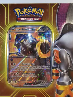 Pokemon TCG: Paradox Destinies Iron Boulder ex Tin New Sealed - Image 2