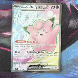 Pokemon Lillie's Clefairy EX 173/159 Journey Together Holo 190 HP - Image 1