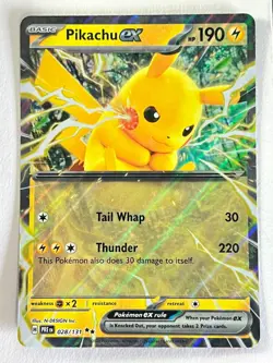 Pikachu ex 028/131 Double Rare Prismatic Evolutions - Pokemon TCG - Near Mint NM - Image 1