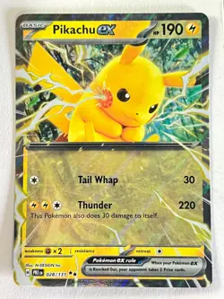 Pikachu ex 028/131 Double Rare Prismatic Evolutions - Pokemon TCG - Near Mint NM - Image 3