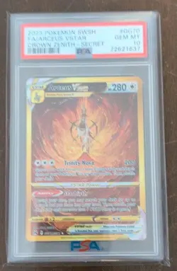 Pokemon Arceus VSTAR Secret Rare Holo Crown Zenith GG70 2023 PSA 10 - Image 2