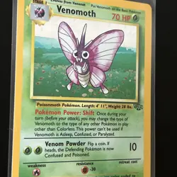 Vintage Pokemon Venomoth 13/64 Jungle Holo - Image 4