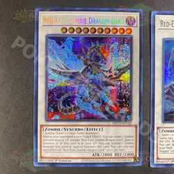 Yugioh Red Eyes Zombie Dragon Lord and Zombie Necro Dragon 1st Edition NM - Image 4