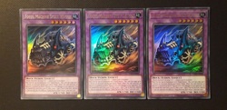 Yu-Gi-Oh! 3x Fossil Machine Skull Wagon, GFP2-EN020, UR, 1. Edition, NM-EX - Image 1