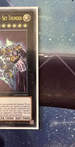 Yugioh! Divine Arsenal AA-ZEUS - Sky Thunder (UTR) OP18-EN002 Unlimited VLP - Image 3