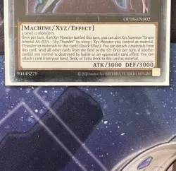 Yugioh! Divine Arsenal AA-ZEUS - Sky Thunder (UTR) OP18-EN002 Unlimited VLP - Image 4