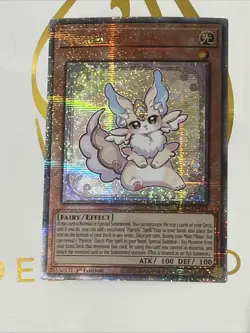 Yugioh - Purrely Quarter Century Secret Rare RA02-EN018, Near Mint, 1st Edition - Image 1