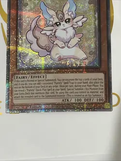 Yugioh - Purrely Quarter Century Secret Rare RA02-EN018, Near Mint, 1st Edition - Image 2