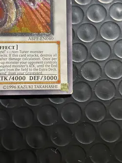 YuGiOh Majestic Red Dragon ABPF-EN040 Ultimate Rare 1st Edition HP - Image 2