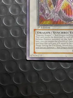 YuGiOh Majestic Red Dragon ABPF-EN040 Ultimate Rare 1st Edition HP - Image 3