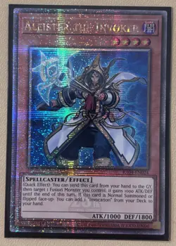 Aleister the Invoker RA04-EN024 Quarter Century Secret Rare 1st Ed ALT ART - Image 1
