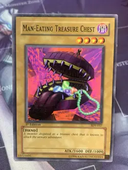 Man-Eating Treasure Chest SDY-037 Starter Deck: Yugi 1st Edition - Image 1
