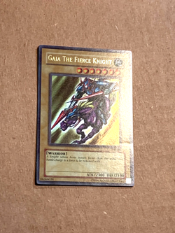 yugioh Gaia The Fierce Knight LOB-006 Ultra Rare Near Mint - Image 3
