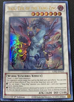 Yazi, Evil of the Yang Zing GFP2-EN131 Ghosts from the Past - Yugioh Card - Image 1