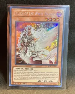 🔥 Fallen of the White Dragon | Burst Protocol | BPRO-EN024 1st Ed Secret Rare - Image 1