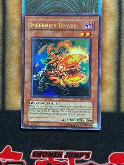 Yugioh Infernity Dwarf WC09-EN002 Ultra Rare NM - Image 1