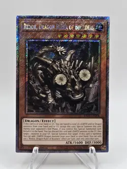 Yugioh Redox, Dragon Ruler of Boulders (Platinum Secret Rare) RA03-EN008 - Image 1