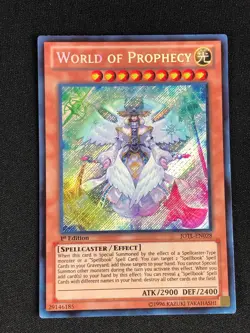YUGIOH WORLD OF PROPHECY JOTL-EN028 1ST SECRET HP/CREASES - Image 1