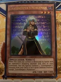 YUGIOH Gravekeeper's Nobleman MP14-EN212 1ST EDITION NM NEVER PLAYED!!! - Image 1