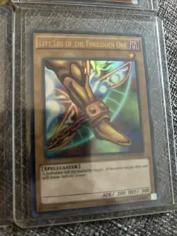 ULTRA RARE Exodia The Forbidden One 4 Card Set YGLD 1st Edition Holo Yugioh 1996 - Image 3