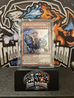 Tri-Brigade Springans Kitt BPRO-EN025 Secret Rare NM 1st Ed Yugioh - Image 1