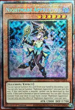 Nightmare Apprentice MP25-EN004 Yu-Gi-Oh! Starlight Rare 1st Edition #MP25-EN004 - Image 1