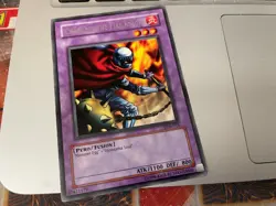 YUGIOH - Charubin the Fire Knight - Rare - LOB-015 - LP - Image 1