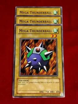 Mega Thunderball (x3) MRD-044 Yu-Gi-Oh! Unlimited Edition - Unplayed Mint+ - Image 1