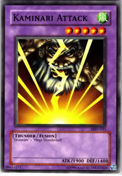 Yu-Gi-Oh Kaminari Attack MRD-041 Metal Raiders Unlimited - Image 1